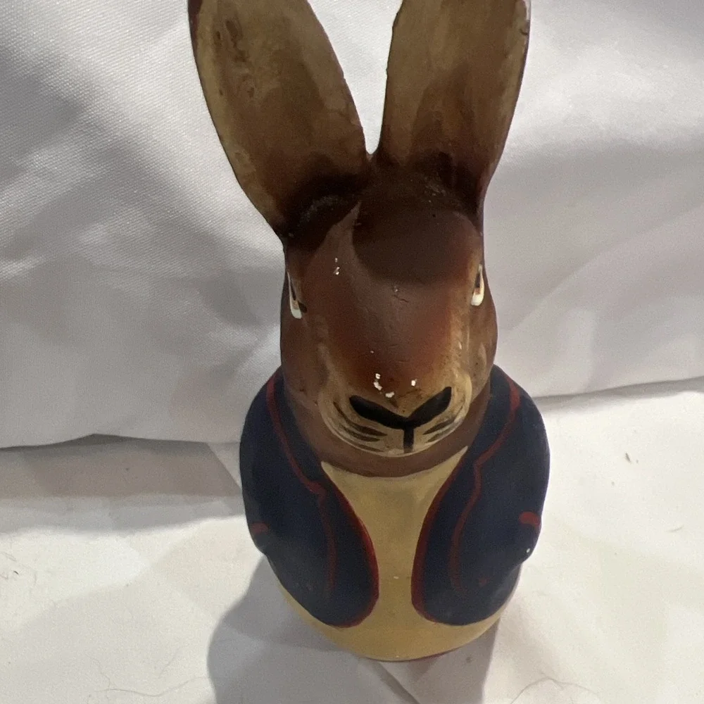 VINTAGE ROLY POLY PAPER MACHE 6.75